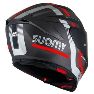 Suomy Track-1 E06 Ninety Seven Helmet - GunMetal-Red