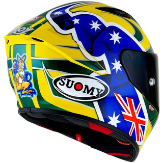 Suomy Track-1 E06 Bayliss Replica Helmet - Yellow