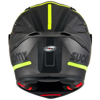 Suomy Track-1 E06 Ninety Seven Helmet - GunMetal-Yellow