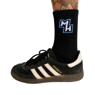 MotoHeaven Crew Sport Socks - Black