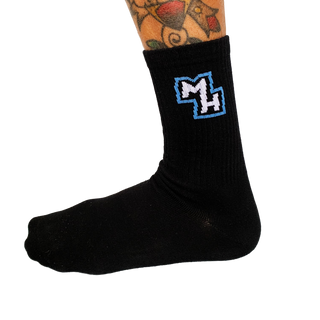 MotoHeaven Crew Sport Socks - Black