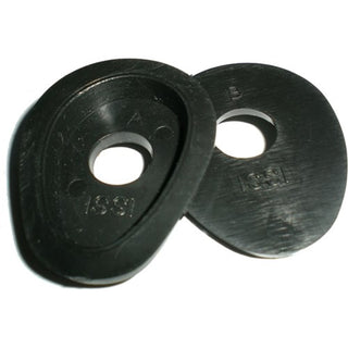 Tarmac Motorcyle Indicator Spacers Suzuki S1 Pair - Black