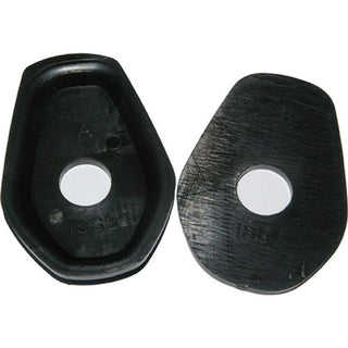 Tarmac Motorcyle Indicator Spacers Suzuki S2 Pair - Black