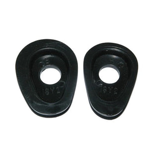 Tarmac Motorcyle Indicator Spacers Yamaha Y2 Pair - Black