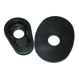 Tarmac Motorcyle Indicator Spacers Yamaha Y3 Pair - Black