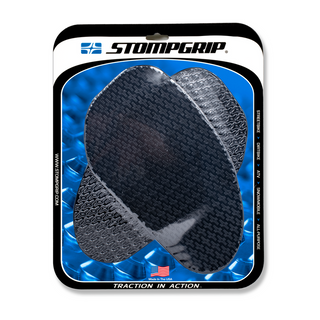 Stompgrip Universal Street Bike: Large Sport Bike Tank Grips (0001) Icon Black