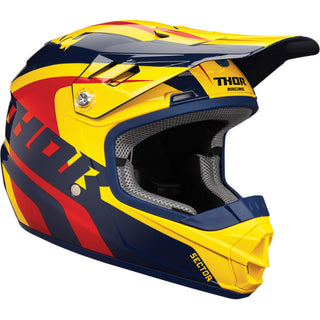 Thor Youth Sector Helmet - Navy/Yellow