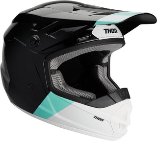 Thor Youth Sector Helmet - Black/Mint