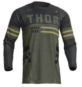 Thor Pulse Combat Jersey - Army/Black