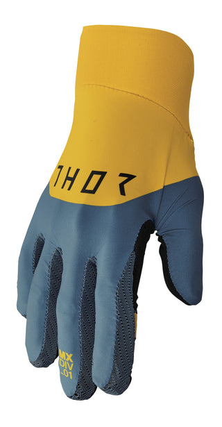 Thor Agile Tech Gloves - Teal Yellow