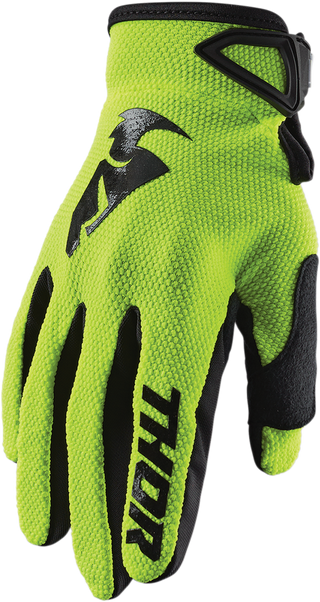 Thor Sector Gloves - Acid/Black