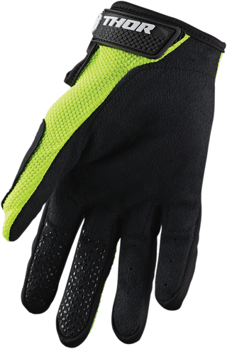 Thor Sector Gloves - Acid/Black