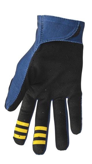 Thor Hallman Slice Gloves - Navy/Yellow