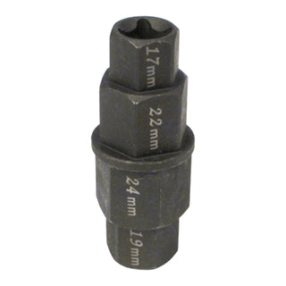 WHITES 4-IN-1 HEX AXLE TOOL 17 19 22 24mm CrMo