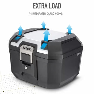 Shad Terra TR41 Top Case - Black/Aluminium
