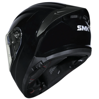 SMK Typhoon 06 Solid (GL200) Full Face Helmet - Black
