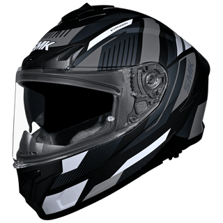 SMK Typhoon 06 Sparko (MA266) Full Face Helmet - Matte Black / Grey