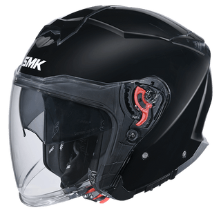 SMK GTJ Open Face Helmet - Black