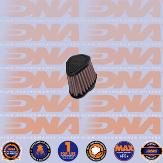 DNA POD Air Filter - Rubber Top Hexagonal Clamp On 44mm Inlet 68mm Length