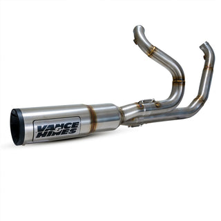 V&H Hi-Output Rr 2-1 PCX Stainless Brushed Touring 17-22