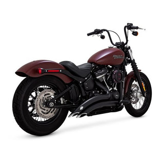 Vance & Hines Big Radius 2-Into-2 PCX Black Exhaust for Harley-Davidson Softail 2018-2024