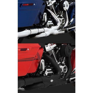 Vance & Hines Power Duals Black Exhaust Header for Harley-Davidson Touring 2017-2024