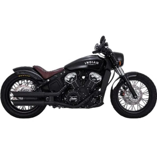 Vance & Hines Twin Slash 3-Inch PCX Black Slip-On Exhaust for Indian Scout 2015-2022