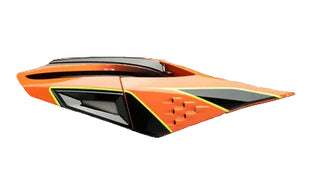 Alpinestars SM3 Fray ECE 22.06 One Size Helmet Visor – Black Orange Fluro Yellow