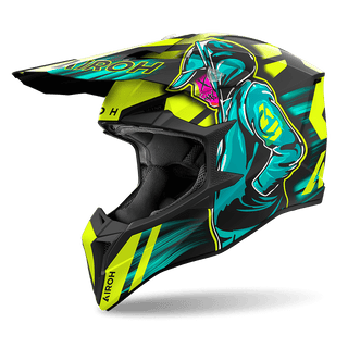 Airoh Wraaap ‘Cyber’ Helmet - Yellow Matt