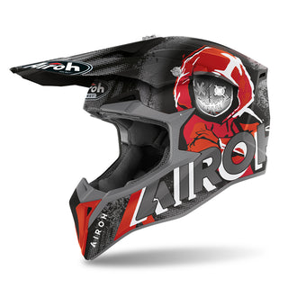 Airoh Wraap ‘Alien’ Helmet - Red Matt