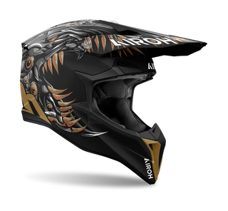 Airoh Wraaap Full Face Helmet - Cyborg Matt