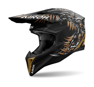 Airoh Wraaap Full Face Helmet - Cyborg Matt