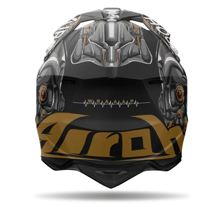 Airoh Wraaap Full Face Helmet - Cyborg Matt
