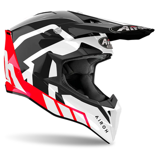 Airoh Wraaap Reloaded Full Face Helmet - Red Gloss