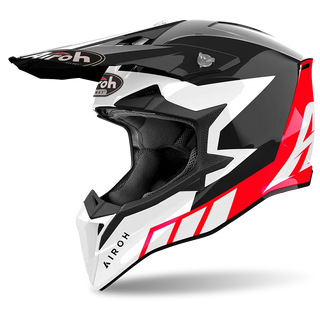 Airoh Wraaap Reloaded Full Face Helmet - Red Gloss