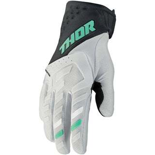 Thor Women Spectrum Gloves - Black/Mint