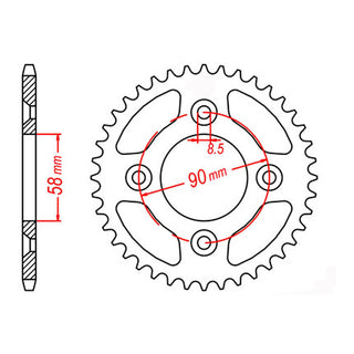 XAM Sprocket Kit Honda XR / CRF50 14/37