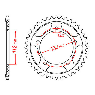 XAM Sprocket Kit Honda CB600F Hornet '-06 X-Ring 15/42