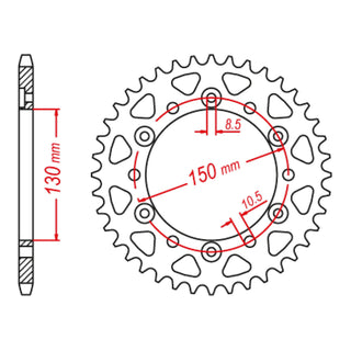 XAM Sprocket Kit Yamaha FZ6/R '10-'15 X-Ring 16/46