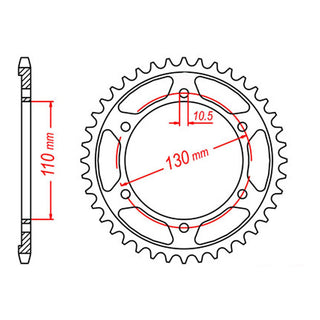 XAM Sprocket Kit Yamaha R6 '06-'15 X-Ring Gold 16/45