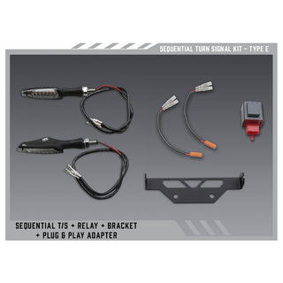Yoshimura Type E Sequential Signal Kit for V2 Fender Eliminators