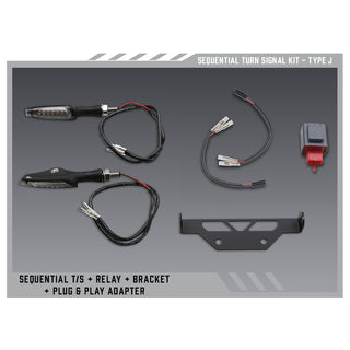 Yoshimura Type J Sequential Signal Kit for V2 Fender Eliminators