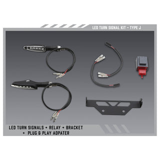 Yoshimura Type J Standard LED Signal Kit for V2 Fender Eliminators