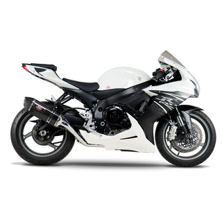 Yoshimura GSX-R600/750 11-24 Race R-77 Stainless Full Exhaust, w/ Carbon Fiber Muffler