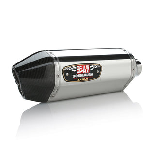 Yoshimura GSX-R600/750 11-24 R-77D Stainless Slip-On Exhaust, W/ Stainless Muffler