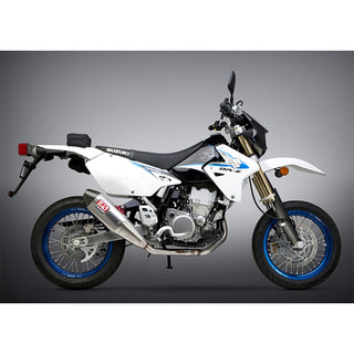 Yoshimura DR-Z400S/SM 00-24 RS-4 Dual Stainless Full Exhaust, W/ Aluminum Mufflers