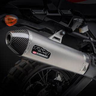 Yoshimura Africa Twin 16-19 RS-4 Stainless Slip-On Exhaust, W/ Stainless Muffler