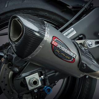 Yoshimura FZ-10 17/MT-10 18-21 ALPHA T Stainless Slip-On Exhaust, W/ Stainless Muffler