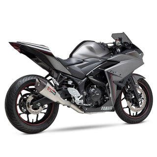 Yoshimura YZF-R3 15-24 Race AT2 Stainless Full Exhaust, w/ Stainless Muffler
