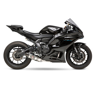 Yoshimura FZ/MT-07 15-25 / XSR700 18-24 / R7 22-25 Race R-77 Stainless Full Exhaust, W/ Stainless Muffler